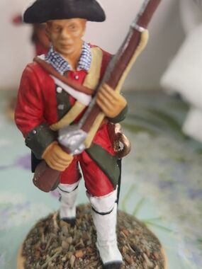 Red and Green Soldier Figurine Home Accent - Unbranded